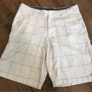 Oneill Y2K Men's White Plaid Shorts 32